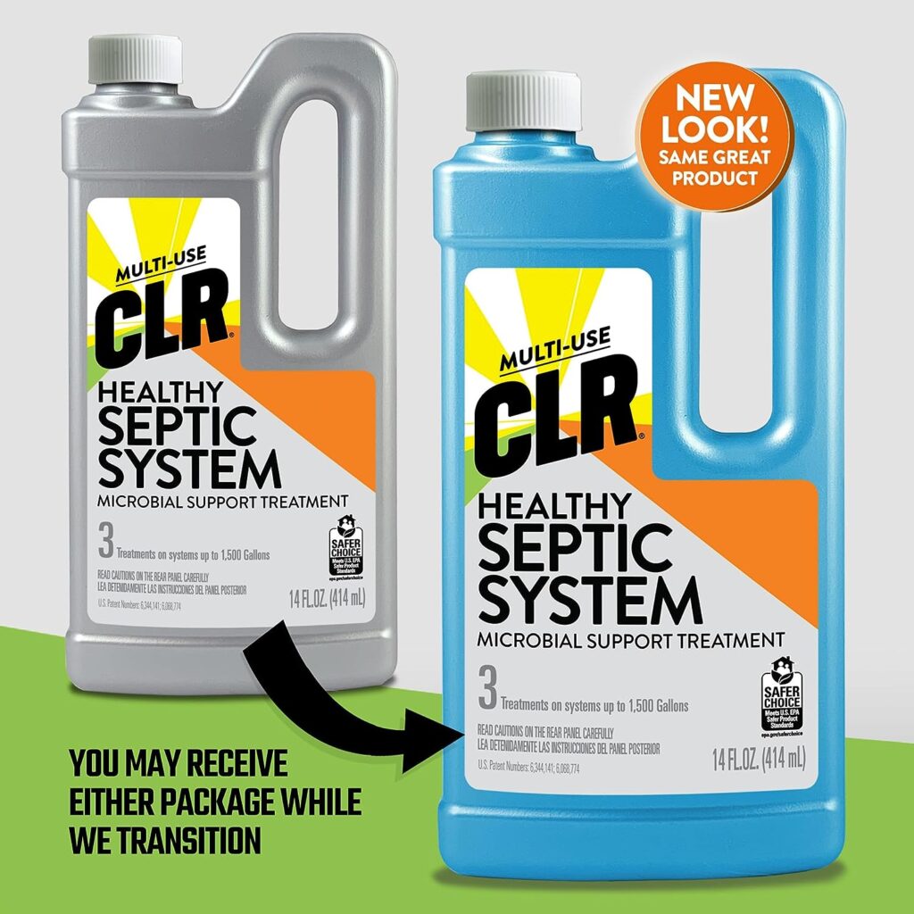 CLR Healthy Septic System, Microbial Support Treatment, 14 Ounce Bottle