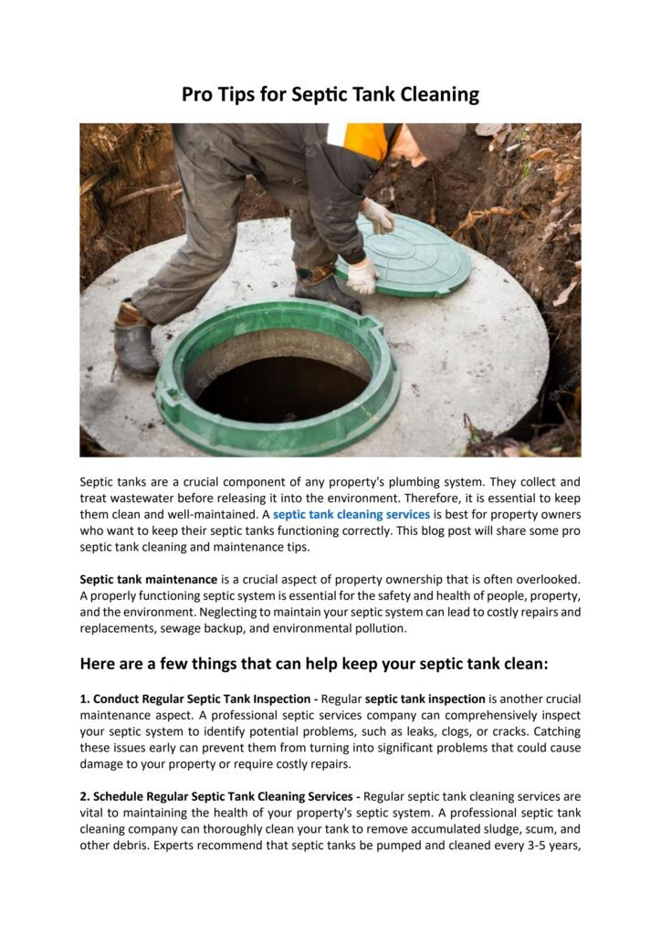 How Often Do You Get Septic Tank Cleaned? Tips For Proper Septic Maintenance