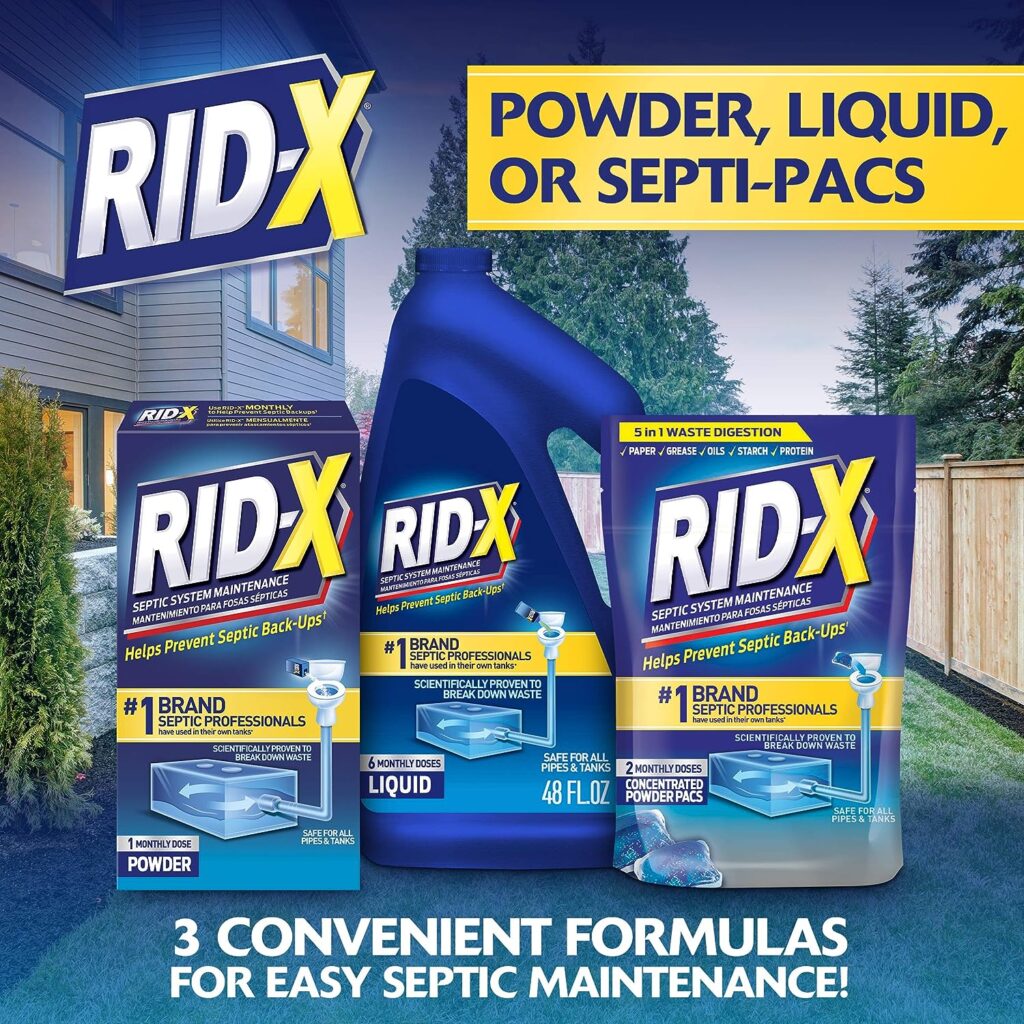 Rid-X Septic System Treatment 3-Dose Dual Action Septi-Pacs - 3.2 oz